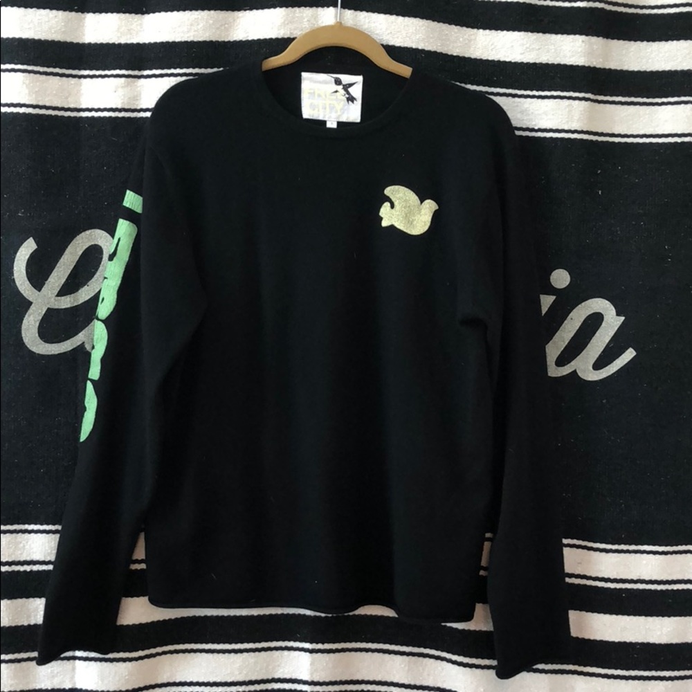 FREECITY Cashmere logo sweater